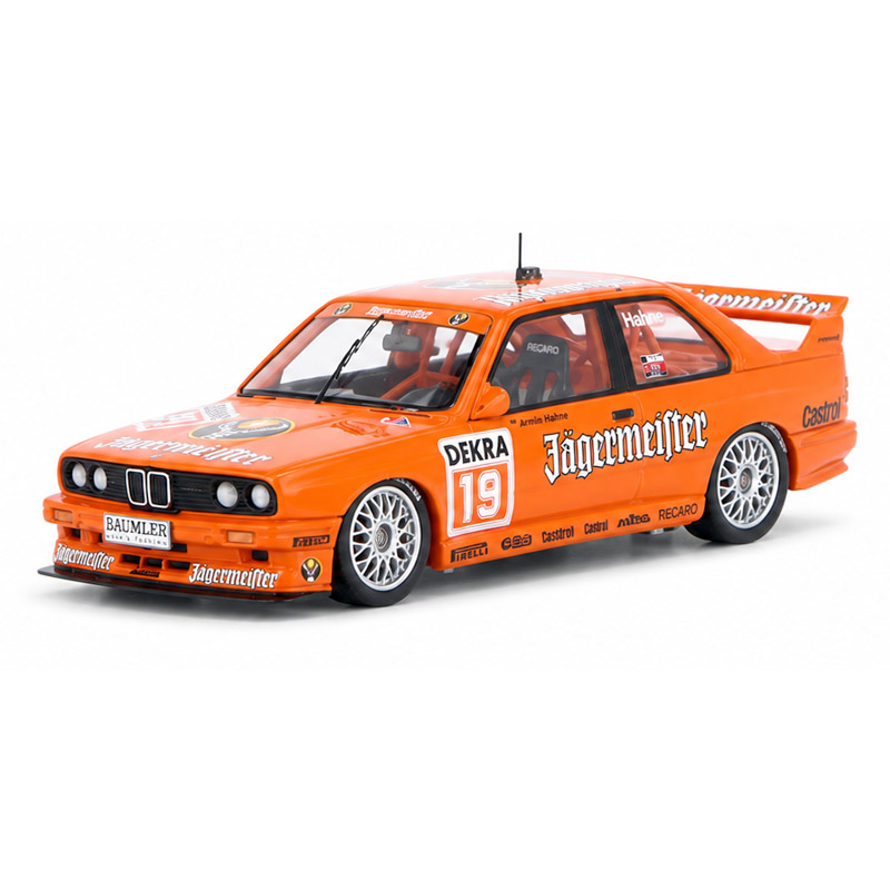 BMW-E30-M3-jagermiester-no19-01 ماکت BMW M3 E30 Jägermeister شماره 19 مسابقات DTM 1992 مقیاس 1:43 از Spark