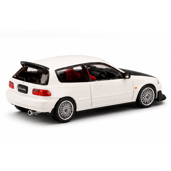 هوندا سیویک EG6 JDM استایل 1:64 سفید هابی ژاپن