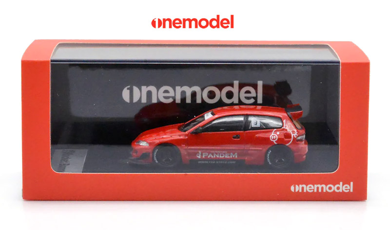 ماکت هوندا سیویک EG6 پاندم راکت بانی قرمز مقیاس 1:64 از برند وان مدل OneModel