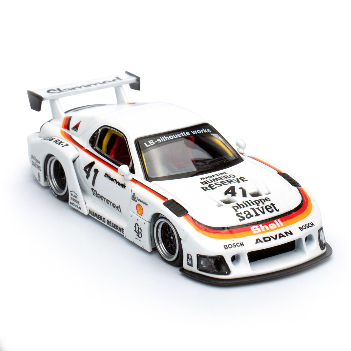 inno-64-mazda-rx7-fd3s-lb-super-silhouette-white-shell-01 مزدا RX7 FD3S لیبرتی واک سوپر سلوئت 1:64 سفید (شل) اینو