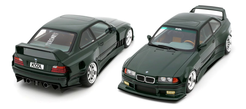 ب ام و E36 Khyzyl Saleem سبز 1:18 اوتو