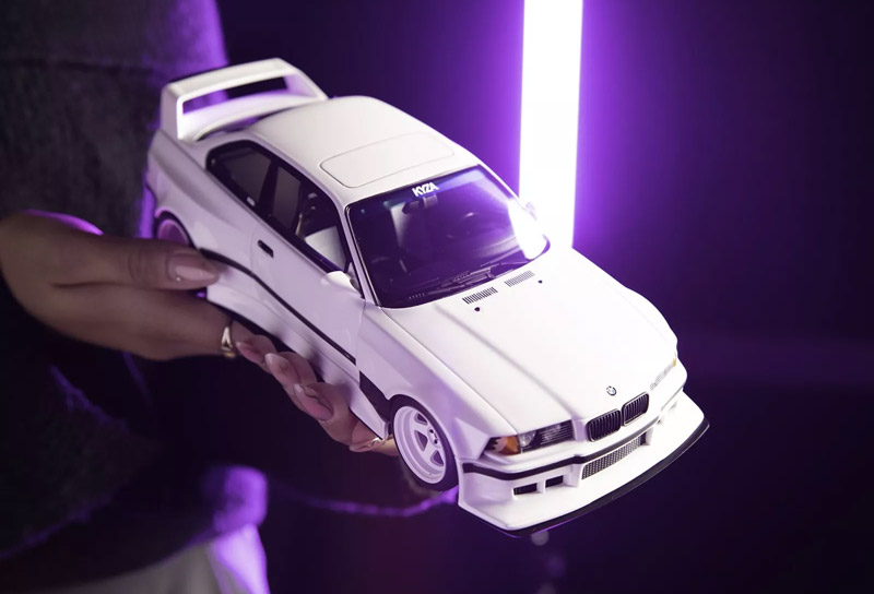 ب ام و E36 Khyzyl Saleem سبز 1:18 اوتو