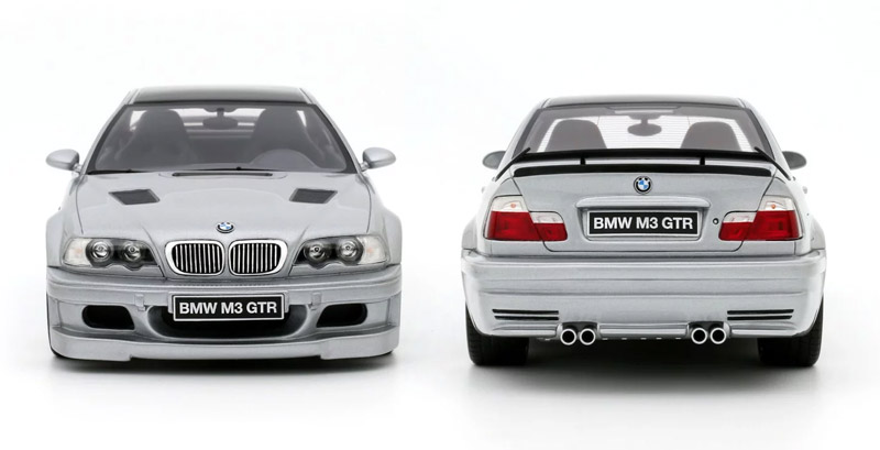 BMW E46 M3 GTR Street Titan Silver