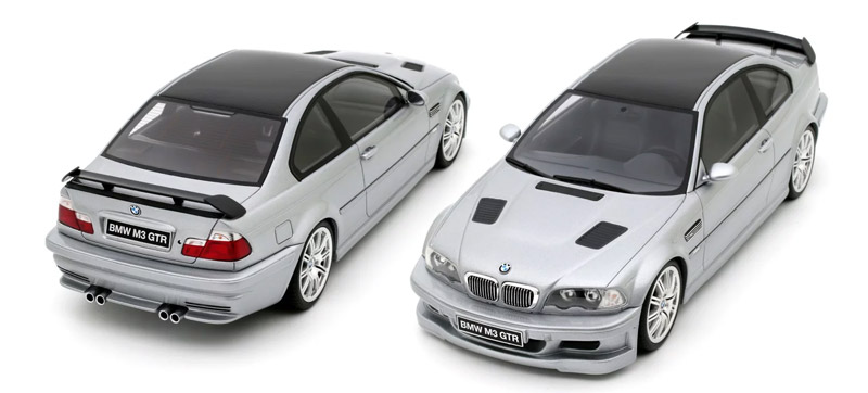 BMW E46 M3 GTR Street Titan Silver