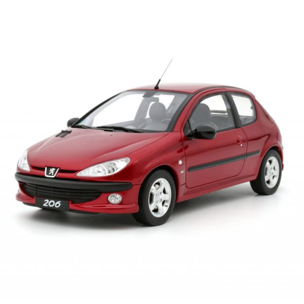 پژو 206 S16 1999 قرمز 1:18 اوتو