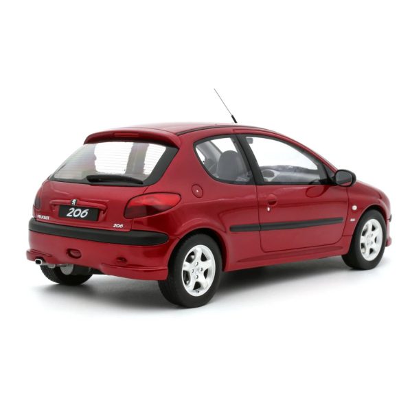 پژو 206 S16 1999 قرمز 1:18 اوتو