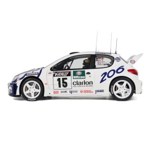 پژو 206 WRC tour de corse 1999 سفید 1:18 اوتو