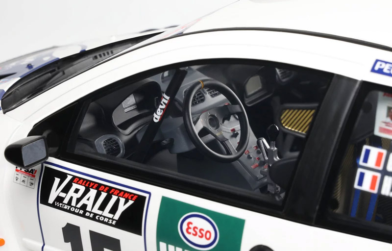 پژو 206 WRC tour de corse 1999 سفید 1:18 اوتو