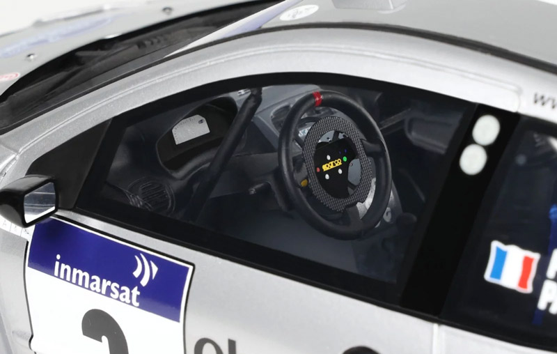 پژو 206 WRC tour de corse 2002 نقره ای 1:18 اوتو