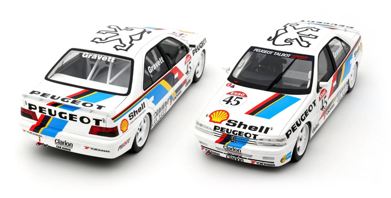 پژو 405 Mi16 BTCC سفید 1:18 اوتو