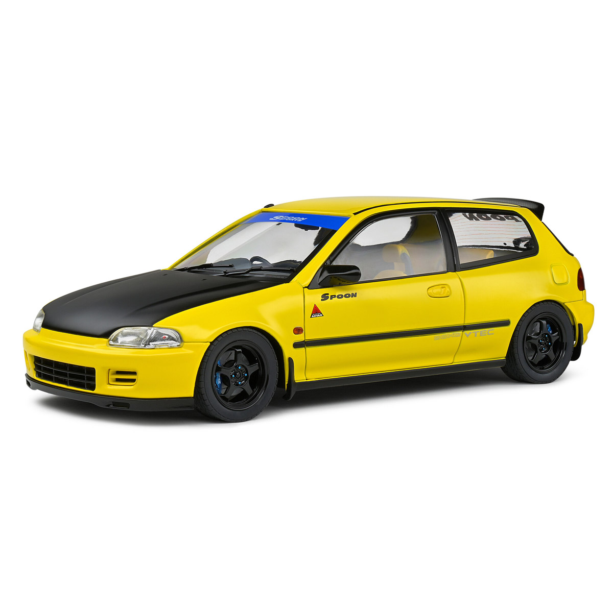 solido-1-18-honda-civic-eg6-spoon-yellow-1991-01 هوندا سیویک هاچ بک EG6 اسپون زرد 1:18 سولیدو