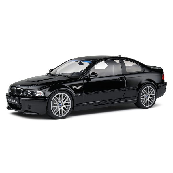 ب ام و E46 M3 CSL مشکی 1:18 سولیدو