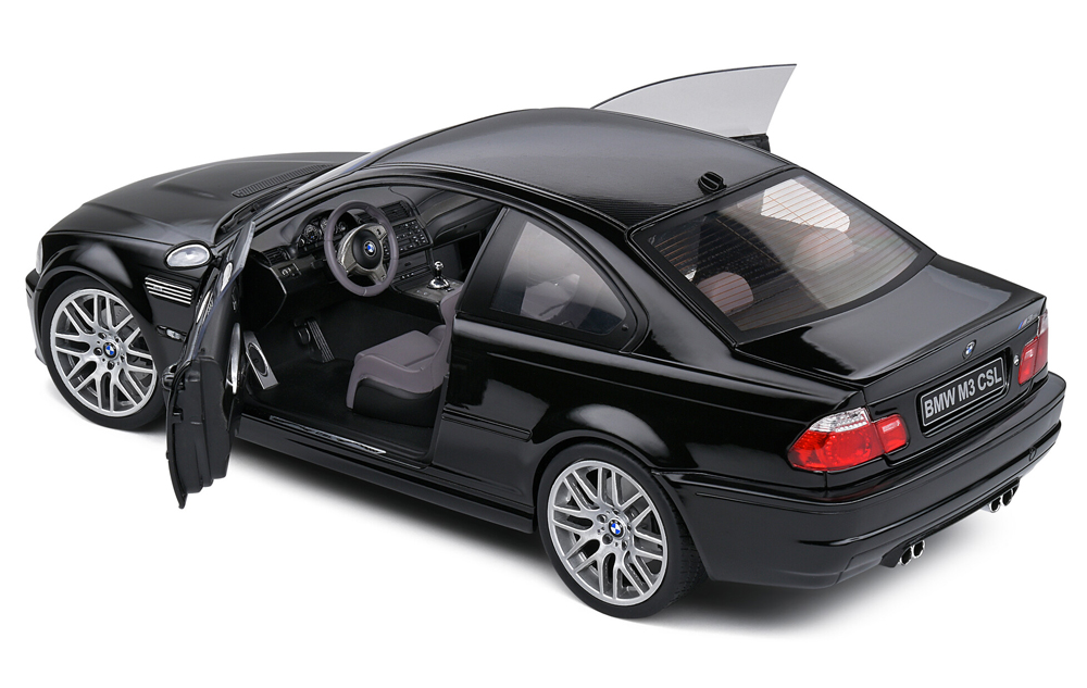 ماکت ب ام و E46 M3 CSL مشکی مقیاس 1:18 ساخت سولیدو Solido