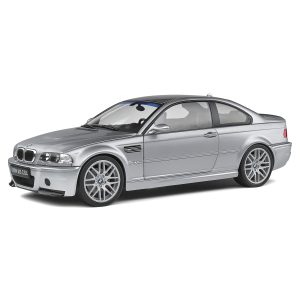 ماکت ب ام و M3 CSL E46 مقیاس 1:18 رنگ نقره ای از برند سولیدو Solido