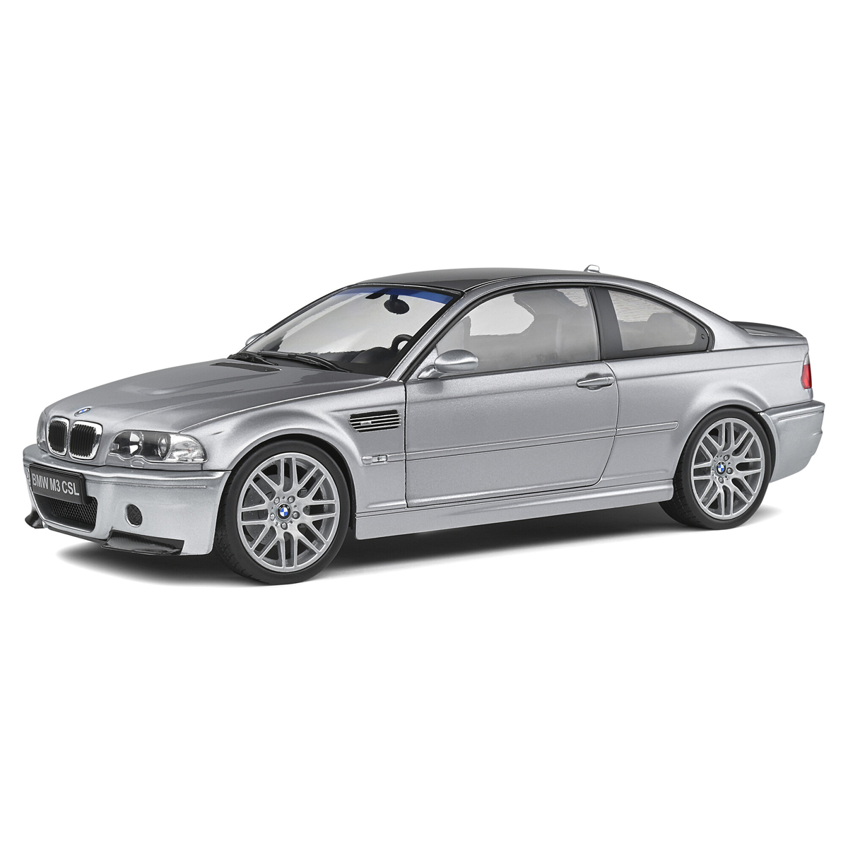 Solido-1-18-bmw-e46-m3-csl-silver-01 ماکت ب ام و M3 CSL E46 مقیاس 1:18 رنگ نقره ای از برند سولیدو Solido