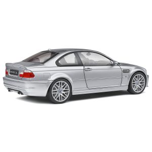 ماکت ب ام و M3 CSL E46 مقیاس 1:18 رنگ نقره ای از برند سولیدو Solido