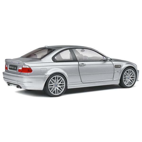 ماکت ب ام و M3 CSL E46 مقیاس 1:18 رنگ نقره ای از برند سولیدو Solido