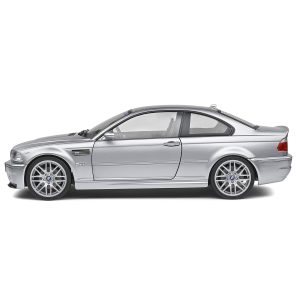 ماکت ب ام و M3 CSL E46 مقیاس 1:18 رنگ نقره ای از برند سولیدو Solido