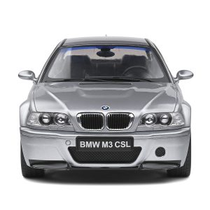ماکت ب ام و M3 CSL E46 مقیاس 1:18 رنگ نقره ای از برند سولیدو Solido