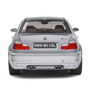 ماکت ب ام و M3 CSL E46 مقیاس 1:18 رنگ نقره ای از برند سولیدو Solido