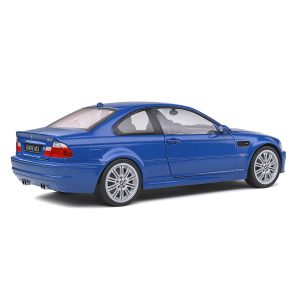ماکت ب ام و M3 E46 مقیاس 1:18 رنگ آبی لاگونا از برند سولیدو Solido