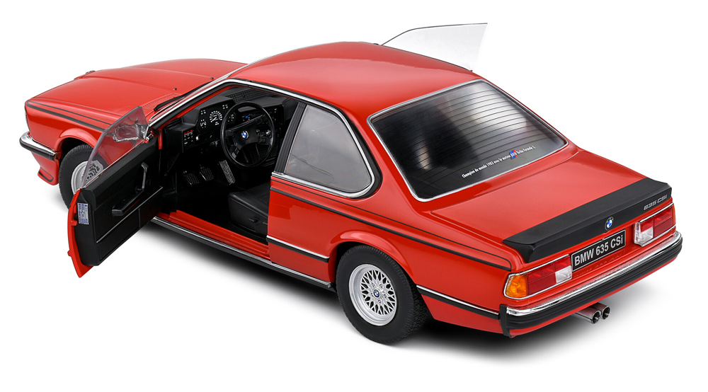 ماکت ب ام و 635 CSI (E24) قرمز 1:18 سولیدو