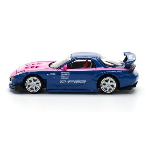 ماکت Pop Race 1:64 Mazda RX-7 (FD3S) RE-Amemiya آبی/صورتی