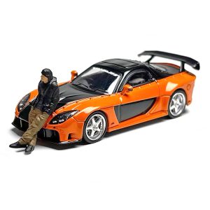 مزدا RX-7 veilside نارنجی fast and furious tokyo drift 1:64 تایم میکرو
