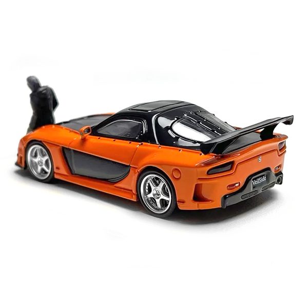 مزدا RX-7 veilside نارنجی fast and furious tokyo drift 1:64 تایم میکرو