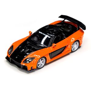 مزدا RX-7 veilside نارنجی fast and furious tokyo drift 1:64 تایم میکرو
