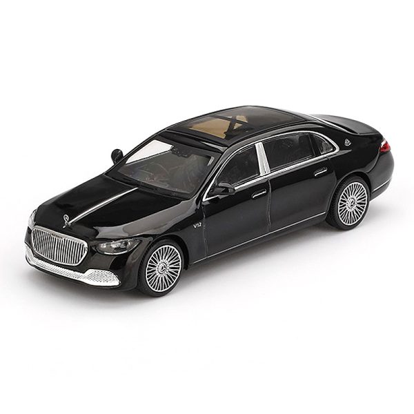 ماکت مرسدس-میباخ S 680 رنگ مشکی مقیاس 1:64 از مینی جی تی Mini GT