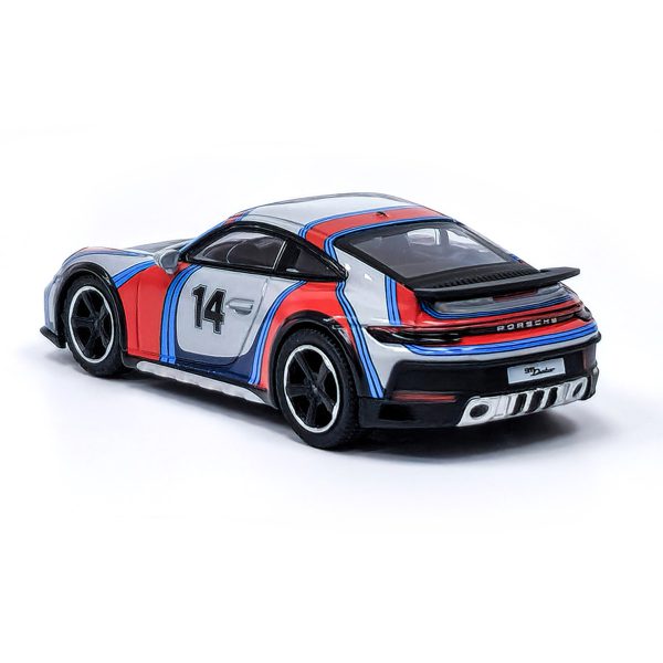 ماکت پورشه 911 داکار رالی 1978 رنگ خاکستری یخی مقیاس 1:64 از مینی جی تی Mini GT