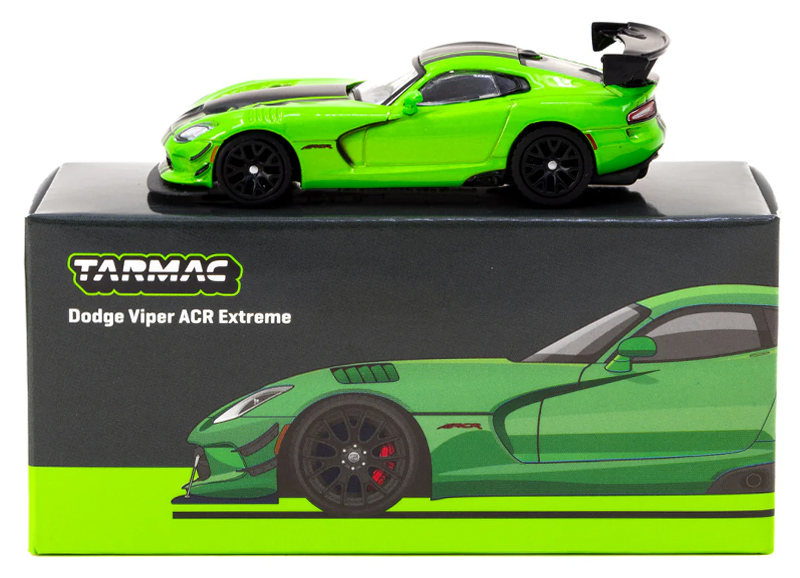 ماکت دوج وایپر ACR اکستریم رنگ سبز متالیک مقیاس 1:64 از تارماک Tarmac Works