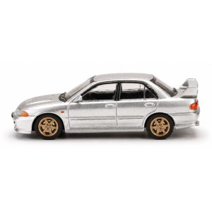 ماکت میتسوبیشی لنسر GSR Evolution III (CE9A) نسخه Custom رنگ Queens Silver مقیاس 1:64 از Hobby Japan