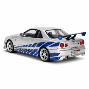 ماکت نیسان اسکای‌لاین GT-R R34 برایان Fast & Furious مقیاس 1:18 از جادا تویز Jada Toys