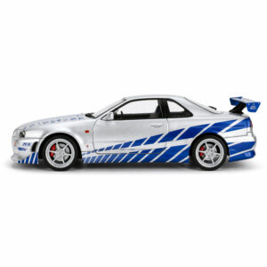ماکت نیسان اسکای‌لاین GT-R R34 برایان Fast & Furious مقیاس 1:18 از جادا تویز Jada Toys