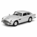 ماکت آستون مارتین DB5 جیمز باند Skyfall رنگ نقره‌ای مقیاس 1:64 از مینی جی تی Mini GT