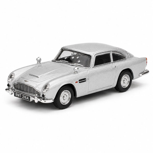 ماکت آستون مارتین DB5 جیمز باند Skyfall رنگ نقره‌ای مقیاس 1:64 از مینی جی تی Mini GT