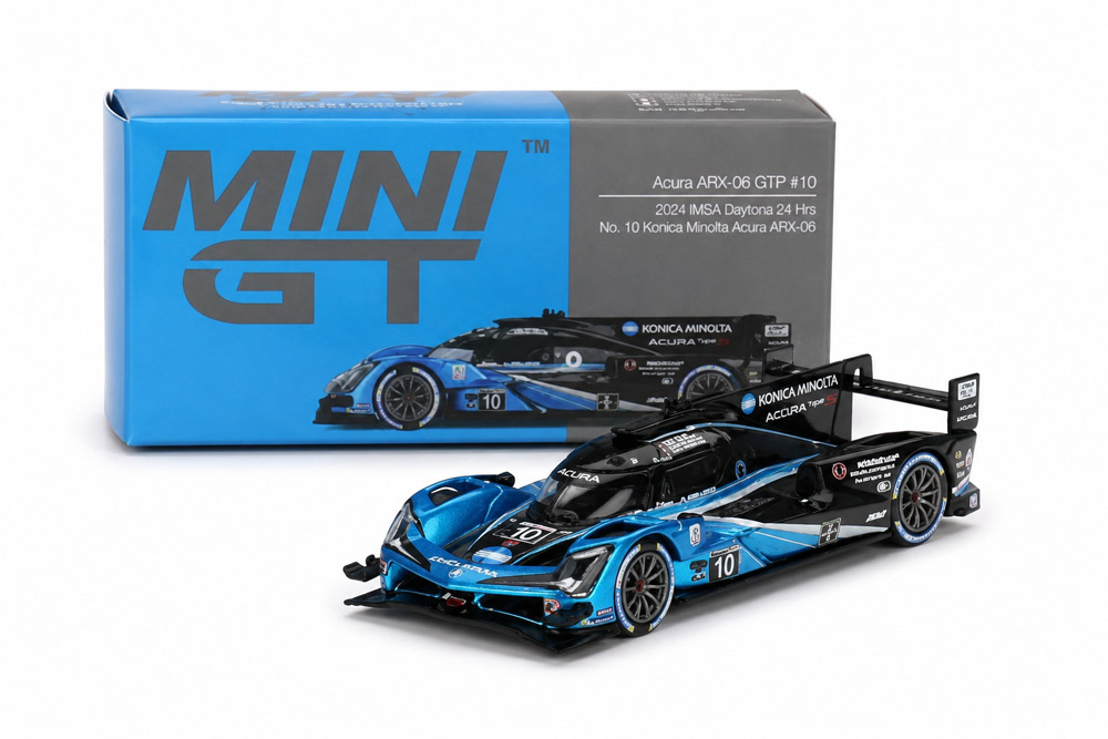 ماکت آکورا Acura ARX-06 GTP #10 دیتونا 2024 مینی جی تی 1:64 مقیاس 1:64 از مینی جی تی Mini GT