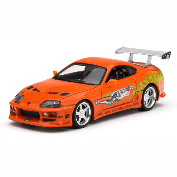 ماکت تویوتا سوپرا BOMEX برایان اوکانر The Fast and the Furious رنگ نارنجی مقیاس 1:64 از مینی جی تی Mini GT