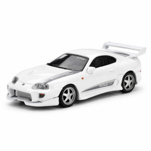 ماکت تویوتا سوپرا VeilSide Combat V-I رنگ سفید مقیاس 1:64 از مینی جی تی Mini GT
