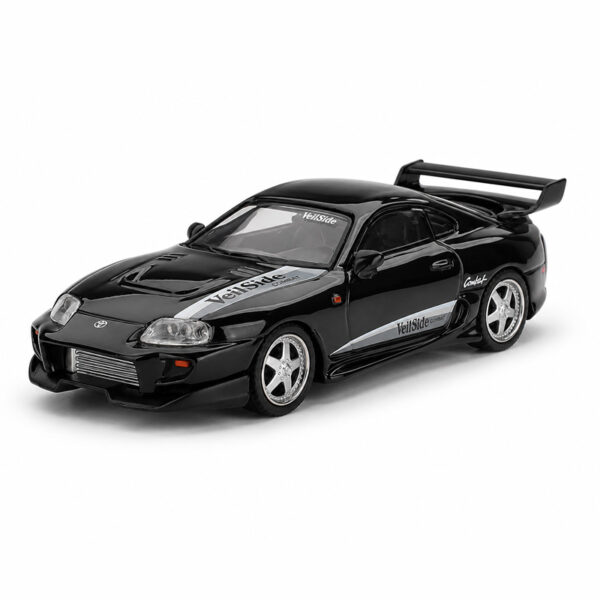 ماکت تویوتا سوپرا VeilSide Combat V-II رنگ مشکی مقیاس 1:64 از مینی جی تی Mini GT