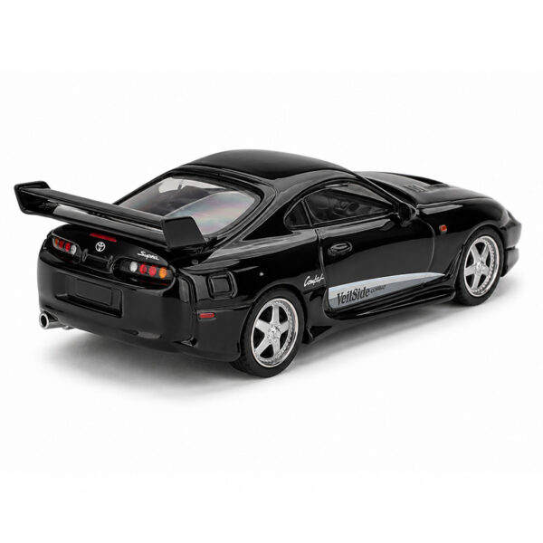 ماکت تویوتا سوپرا VeilSide Combat V-II رنگ مشکی مقیاس 1:64 از مینی جی تی Mini GT
